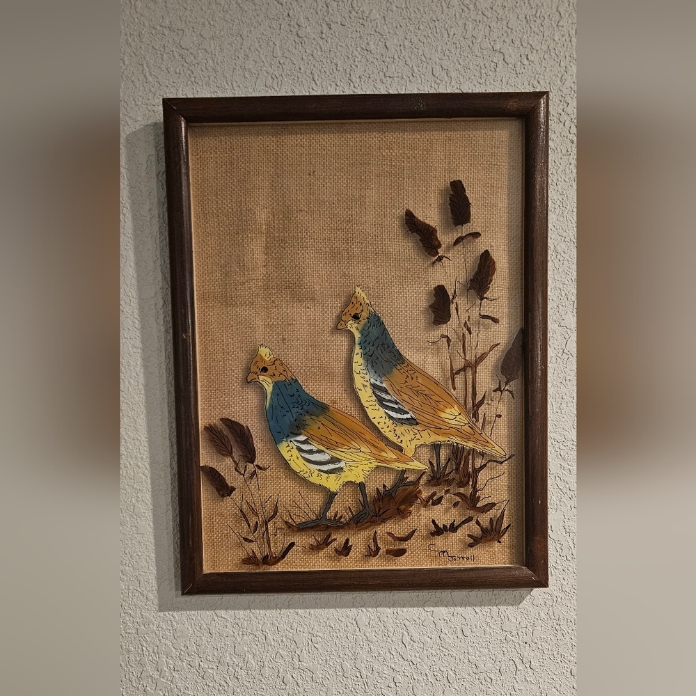 Vintage Pheasant Framed Wall Art - Picture 3 of 3